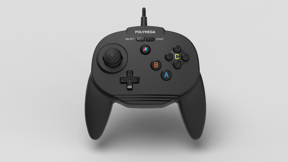 Polymega Controllers - Retro Style Pads, Joystick & Light Gun