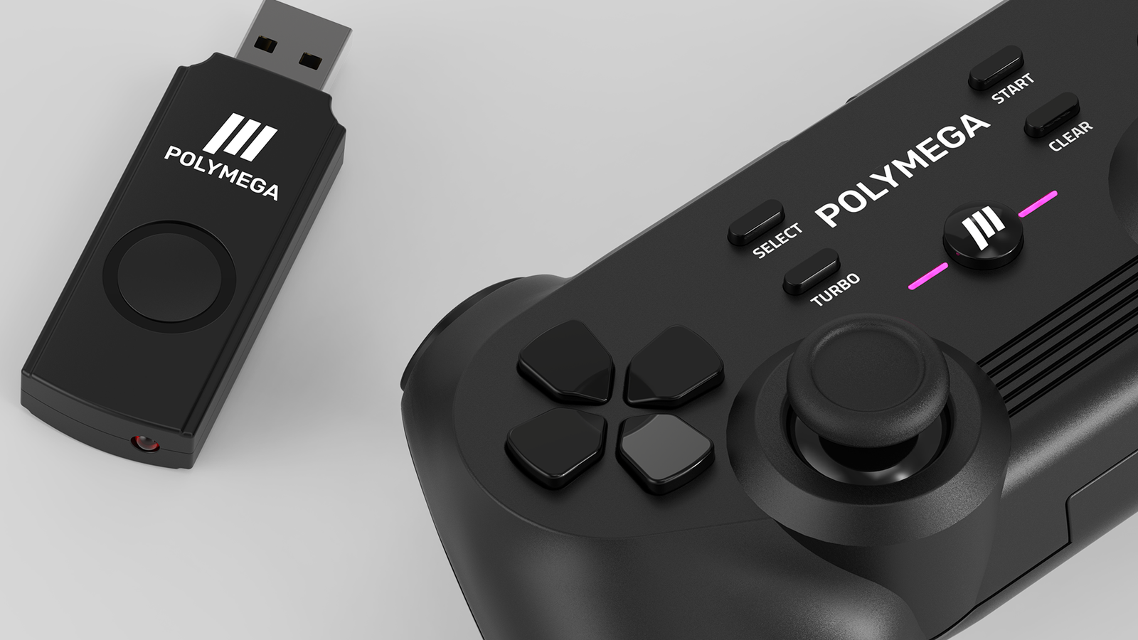 Base Unit + Wireless Controller – Polymega