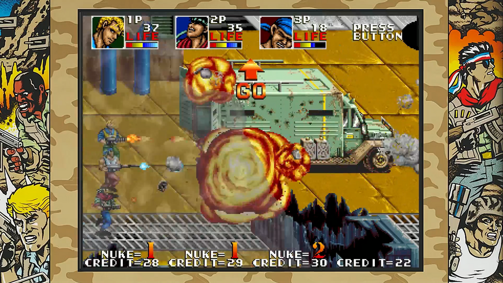 Video of the gameplay of the Heavy Barrel Polymega Collection Game