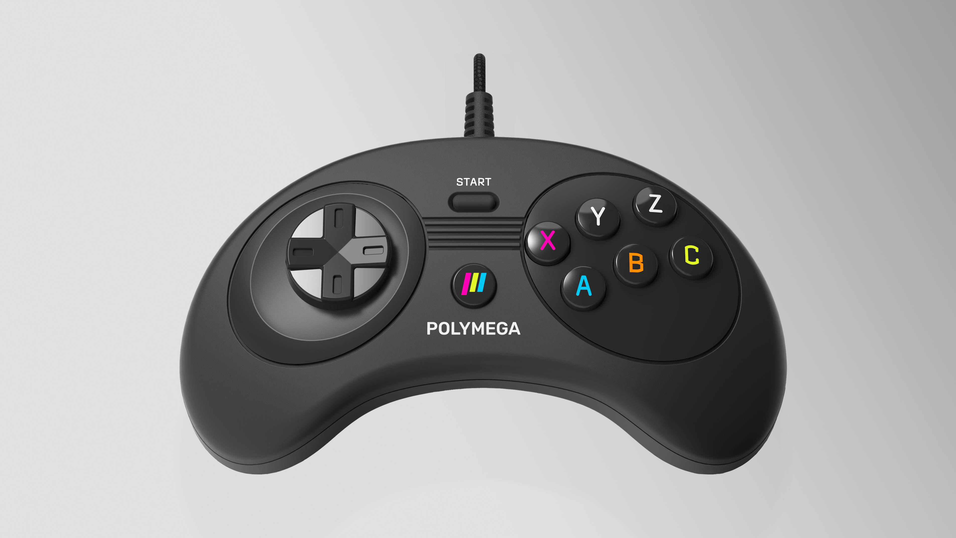 Performance Mega Racer Controller Polymega RC03 - Sega Genesis / Mega Drive Style Controller